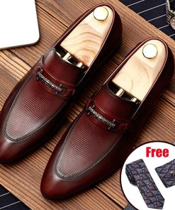 Men's Genuine Leather Shoes Business Dress Banquet Shoes